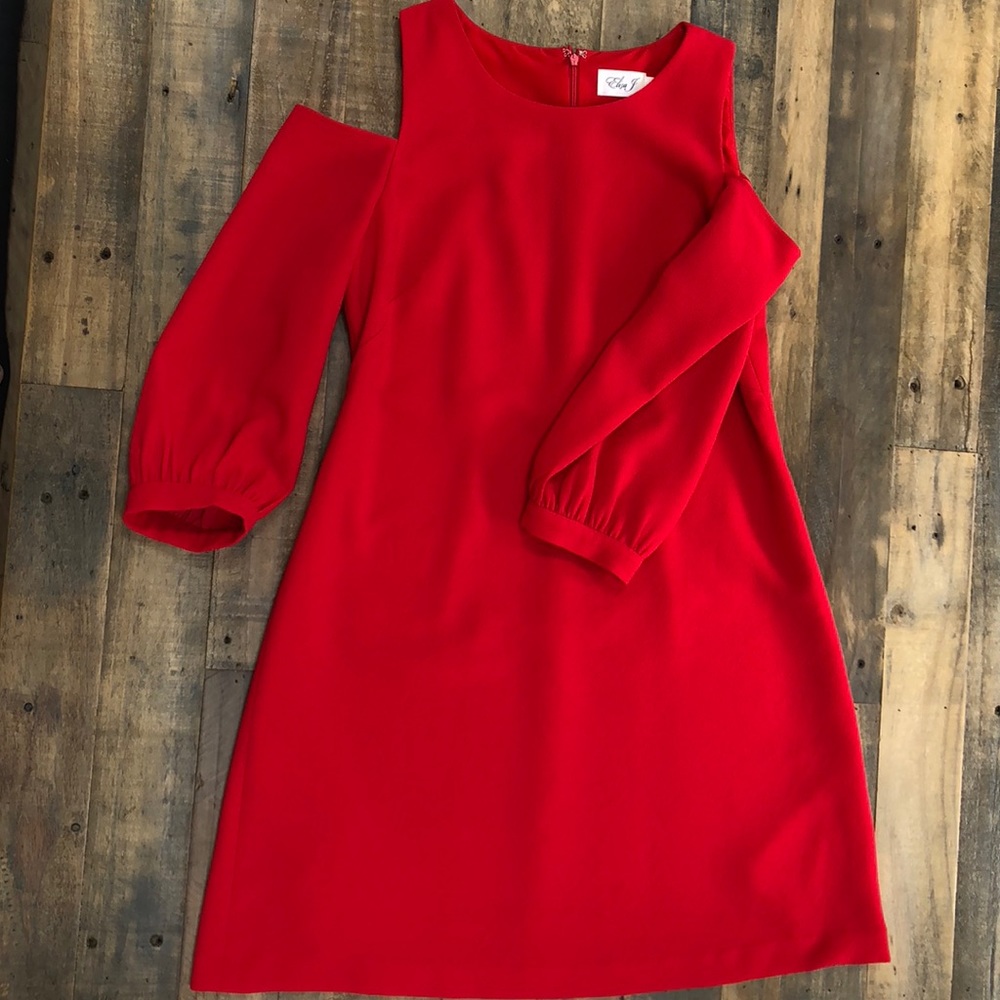 Eliza J Cold Shoulder Dress